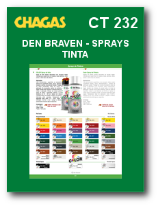 CT 232 - DEN BRAVEN - SPRAYS TINTA