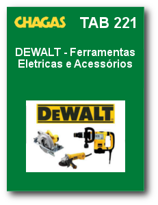 TB 221 - DEWALT - Ferramentas Eletricas e Acessorios